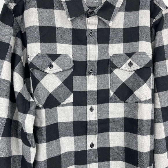 FORWARD OBSERVATIONS GROUP Pano Comanche Flannel Gray FOG Long Sleeve Mens XL - Picture 4 of 10